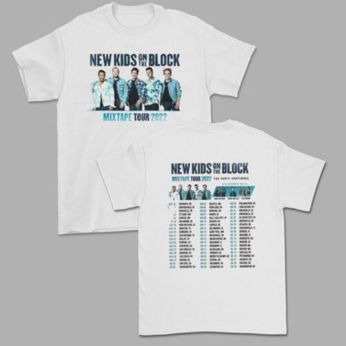 2022 New Kids On The Block Mixtape Tour 2022 The Party Continues T-Shirt