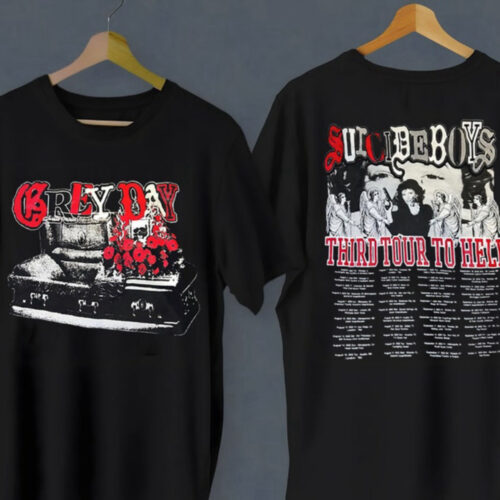 Grey day 2022 Tour Double sided shirt, Suicide.boys Grey day 2022 Tour, Third Tour To Hell