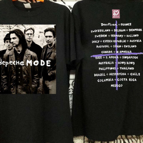 Vtg 1993 DEPECHE MODE Faith Devotional World Tour Concert 90s T-Shirt