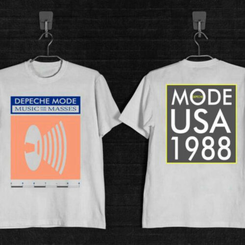 Depeche Mode 1988 Music for the Masses Tour T Shirt