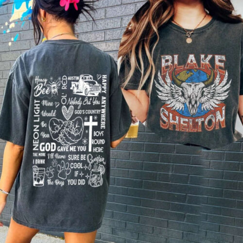 Blake Shelton 2023 Tour Tee, Back To The Honky Tonky Shirt, Blake Shelton Shirt