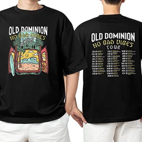 Old Dominion 2023 Tour Shirt, Old Dominion No Bad Vibes Tour Shirt