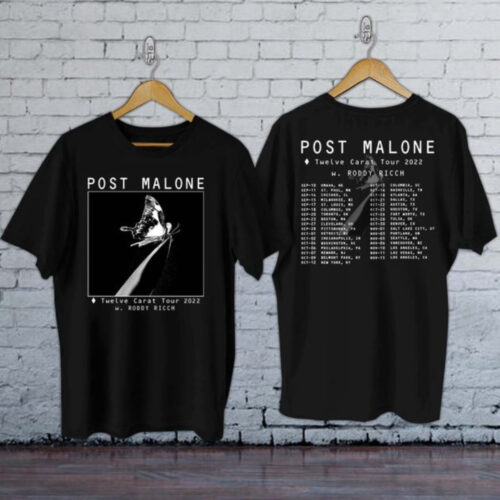 Post Malone Twelve Carat Tour Tshirt