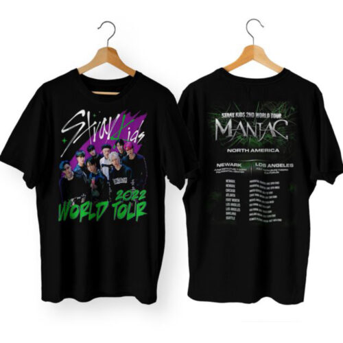 Stray Kids 2nd World Tour Maniac T-Shirt,
