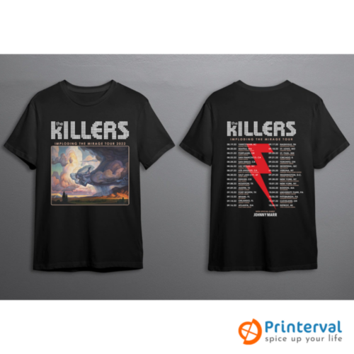 The Killers Band Imploding The Mirage Tour 2022 Shirt