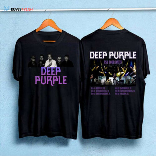 2023 Deep Purple USA Tour Sweatshirt, Deep Purple Tour 2023 T-Shirt
