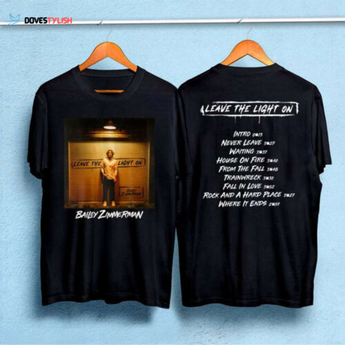 Bailey Zimmerman Tour 2023 T-Shirt, Bailey Zimmerman Country Music Double Sided Shirt