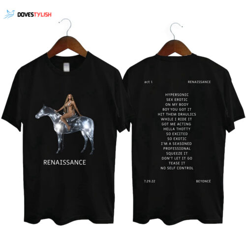 Beyonce Renaissance World Tour 2023 Double Sided Shirt