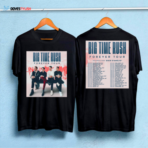 Big Time Rush Forever Tour 2022 Double Sided Shirt – Big Time Rush 13th Anniversary – Forever Tour 2022 Shirt
