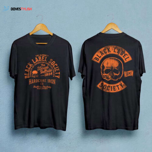 Black Label Society Zakk Wylde Orange Print Tee T-Shirt