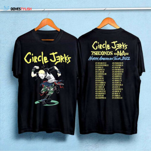 Circle Jerks 2022 tour shirt