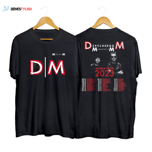 Depeche Mode Memento Mori World Tour 2023 Shirt Music 2023 shirt