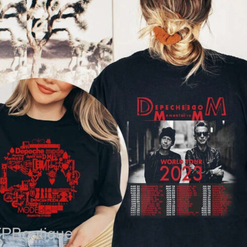 Depeche Mode Tour 2023 Shirt, 2023 Depeche Mode Memento Mori World Tour T-Shirt