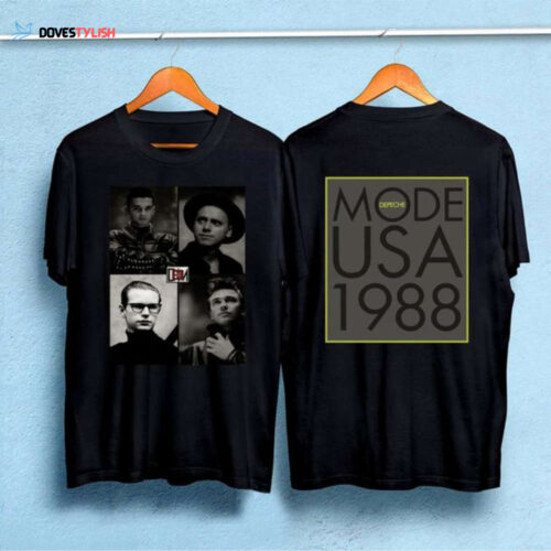 Depeche Mode USA Tour 1988 Concert Tshirt