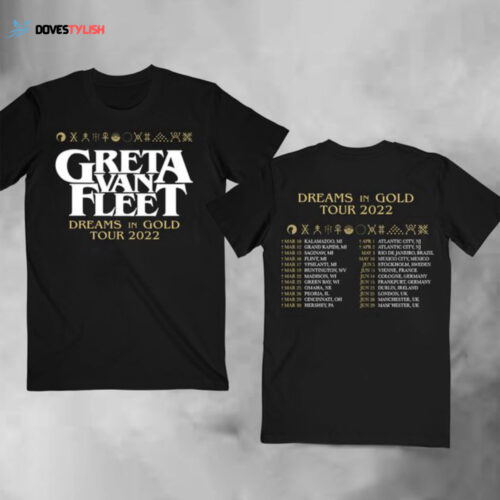 Dreams in Gold Shirt, Greta Van Fleet Shirt, Greta Van Fleet, Dreams in Gold Greta Van Fleet, Greta Van Fleet Poster