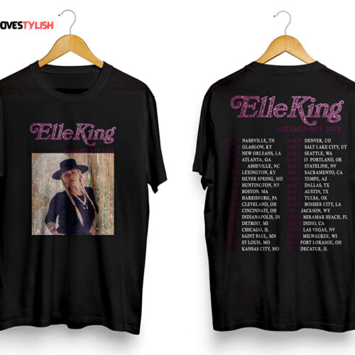Elle King A-Freakin Men Tour 2023 Country Music Concert, Tour Shirt