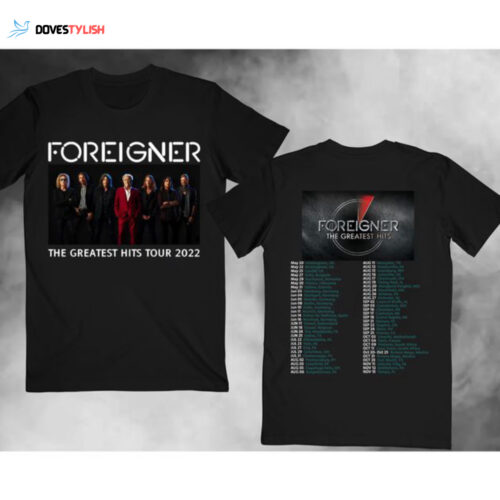 Foreigner The Greatest Hits Tour 2022 T-Shirt