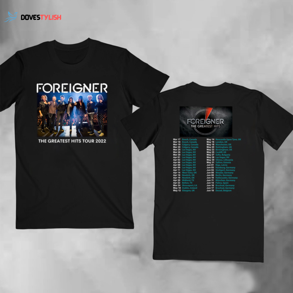 Foreigner Tour Merchandise 2024 Abbe Jessamyn