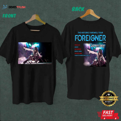 Foreigner The Historic Farewell Tour 2023 Shirt, Foreigner Vintage Shirt
