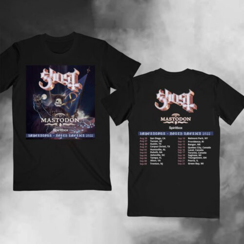 Ghost North America Tour 2023 T-shirt, Volbeat Tour 2023 Shirt, Vintage 2023 Tour T-Shirt