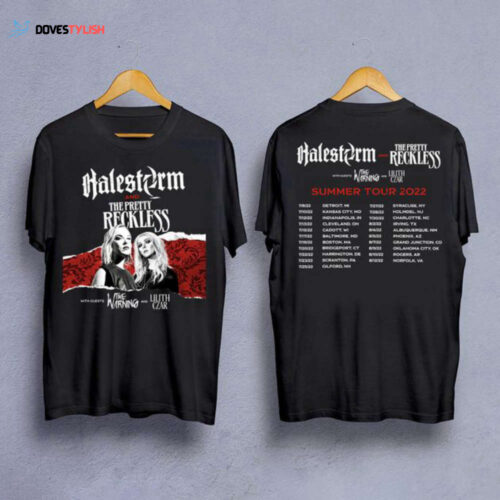 Halestorm and The Pretty Reckless Summer Tour 2022 Shirt