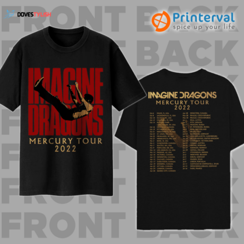 Imagine Dragons Mercury Tour 2022 Vintage T-Shirt