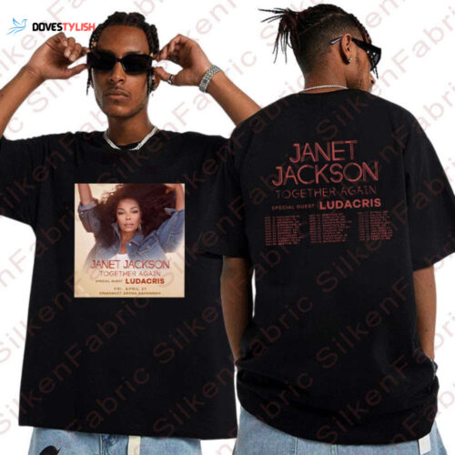 Janet Jackson Together Again Tour 2023 Shirt, Together Again Sweatshirt Janet Tour 2023 Shirt