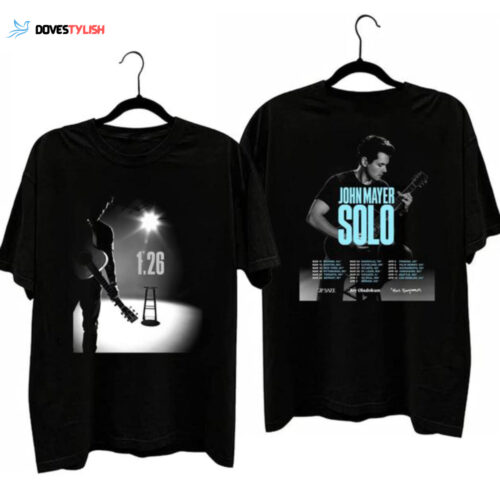 John Mayer Tour 2023 Shirt, Music 2023 Shirt