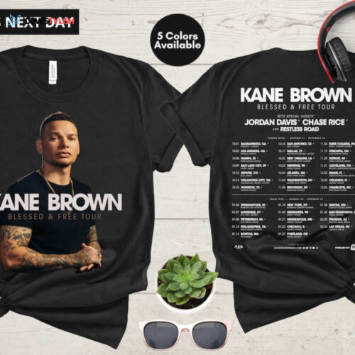 Kane Brown 2021 -2022 Blessed and Free Tour T-Shir