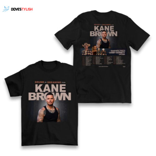 Kane Brown Drunk Or Dreaming Tour 2 Sided Shirt, Kane Brown 2023 Tour Shirt