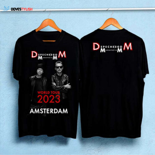 Memento Mori Depeche Mode 2023 T-Shirt, 2023 World Tour Concert in Chicago