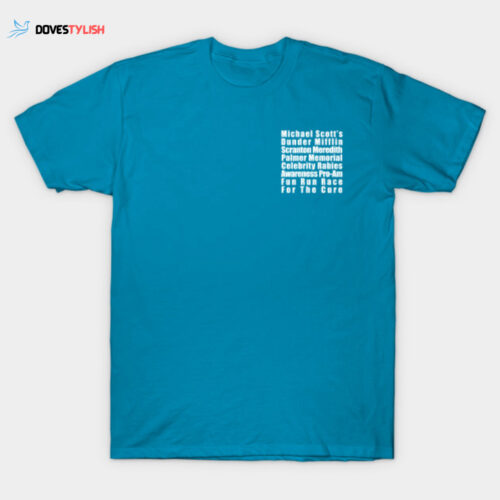 Michael Scott’s Rabies Fun Run (Back Print) T-Shirt