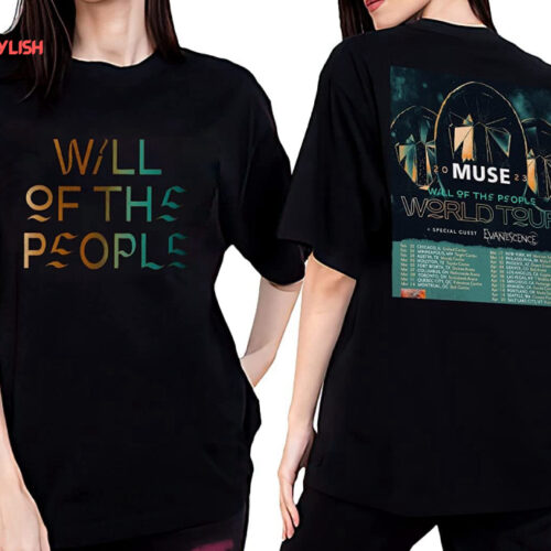 Muse Tour 2023 Will of the people Tshirt, Muse Tour 2023