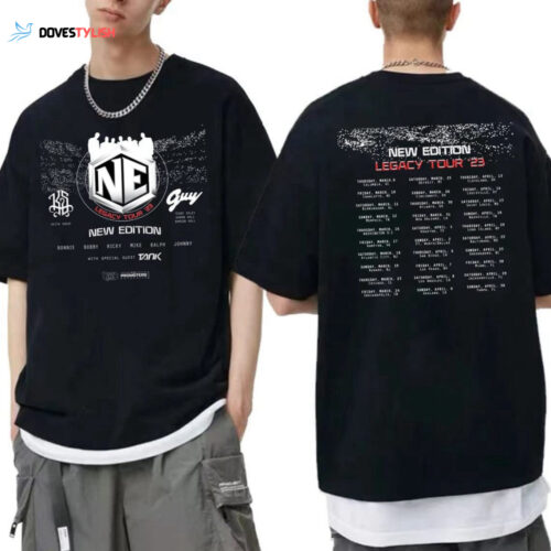 N.e.w Edition Legacy Tour 2023 Double Sided Shirt