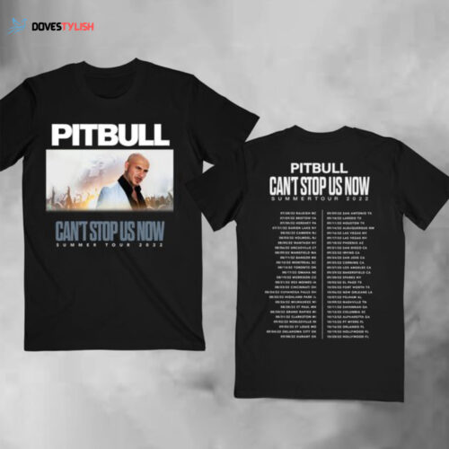 Pitbull Can’t Stop Us Now Summer Tour 2022 Shirt