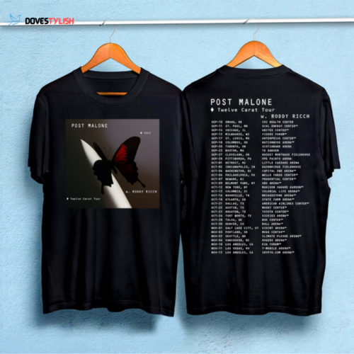 Post Malone Shirt, Twelve Carat Toothache T-Shirt, Post Malone Tour 2022 Shirt