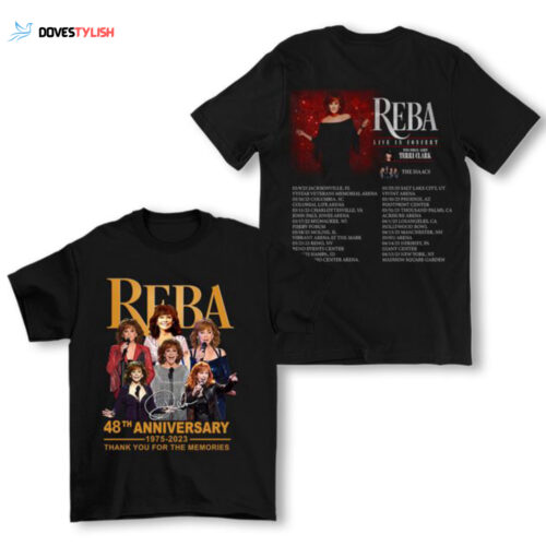 Reba McEntire Shirt, Reba McEntire Live In Concert 2023 Tour