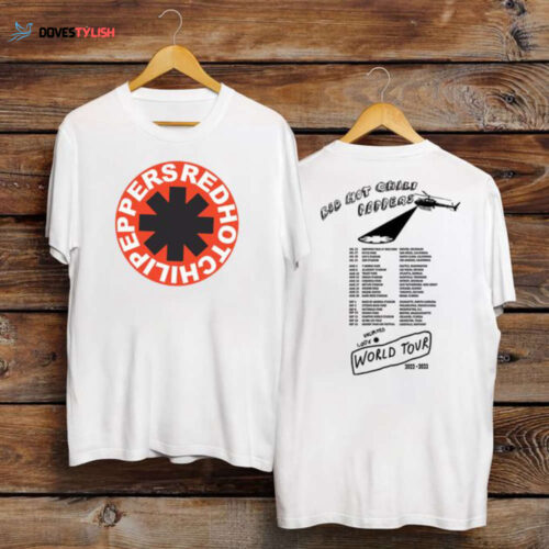 Red Hot Chili Peppers 2022 Global Stadium Tour Double Sided T-shirt