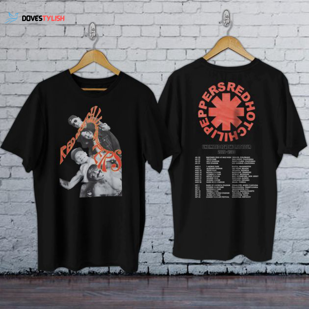 Red Hot Chili Peppers Unlimited Love World Tour 2023 Shirt - Dovestylish
