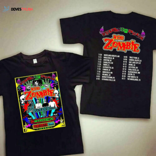 Rob Zombie 2022 Summer Tour with Mudvayne Tshirt