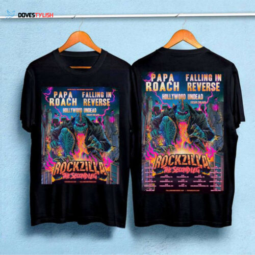 Rockzilla 2023 Tour 2023 Shirt, The Second Leg Tour 2023 Tshirt, Gift for Fans