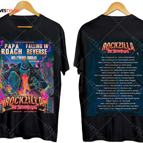 Rockzilla 2023 Tour 2023 Shirt, The Second Leg Tour 2023 Tshirt, Gift for Fans