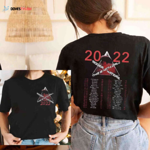 Roger Waters This Is Not a Drill 2022 Concert Double Sided T-shirt