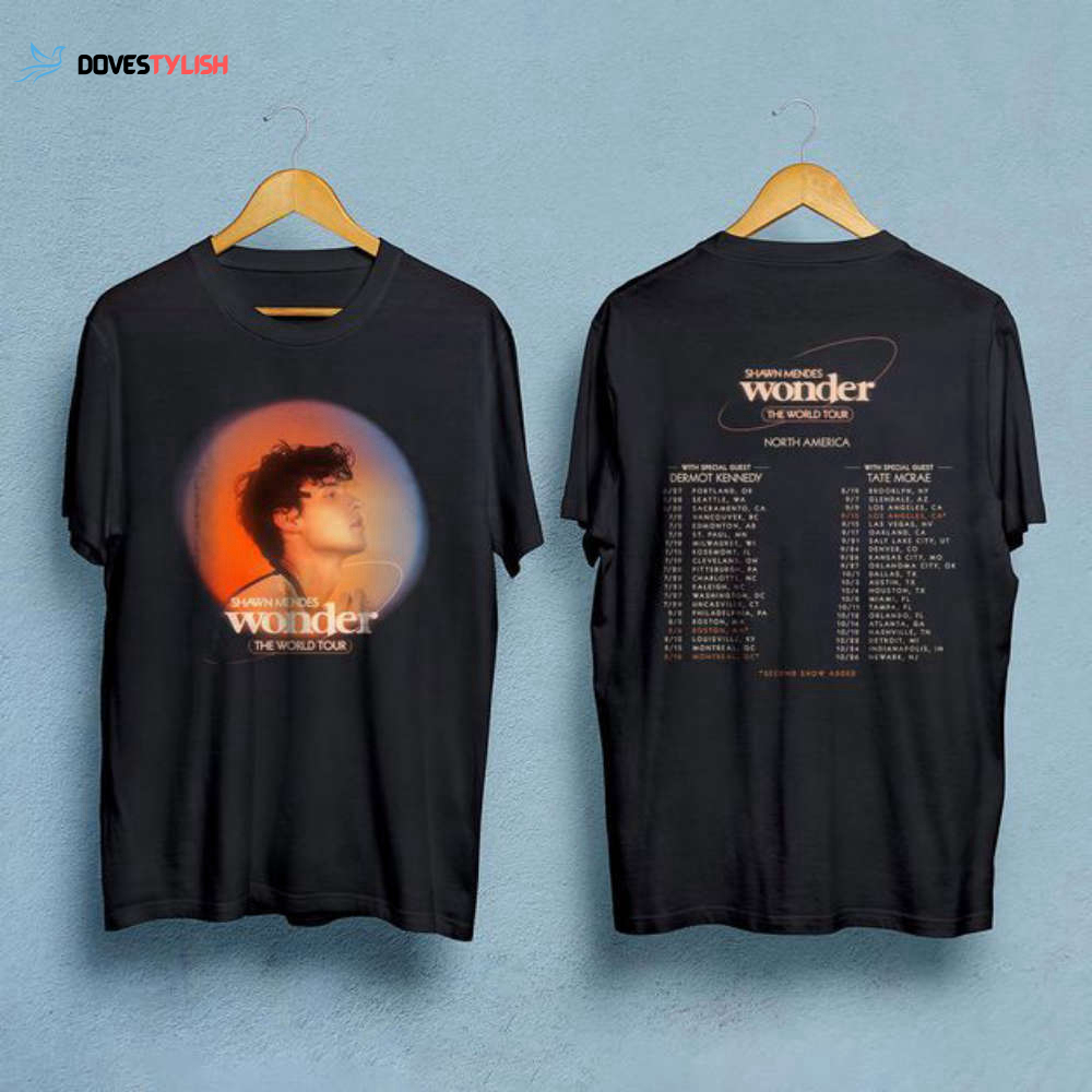 shawn mendes wonder tour shirt