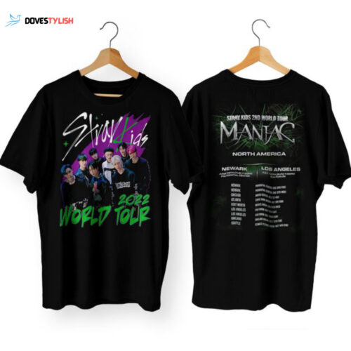 Stray Kids 2nd World Tour Maniac T-Shirt,
