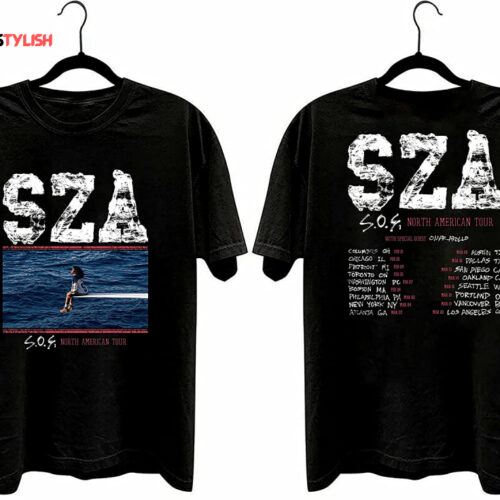 SZA Album Tour 2023 SOS Pop Tee, SZA Album 2023 Shirt, SZA SOS Tour 2023