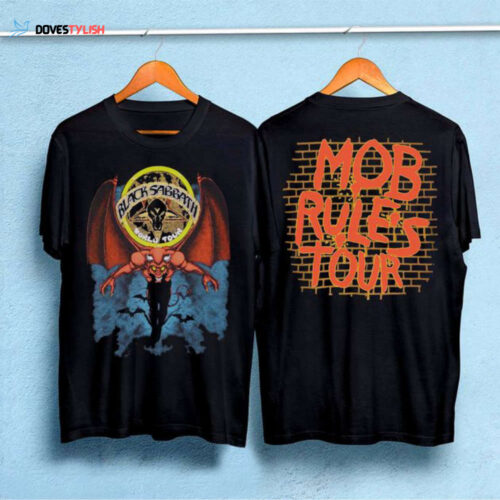 Vintage 1981 Black Sabbath Mob Rules Tour T-Shirt