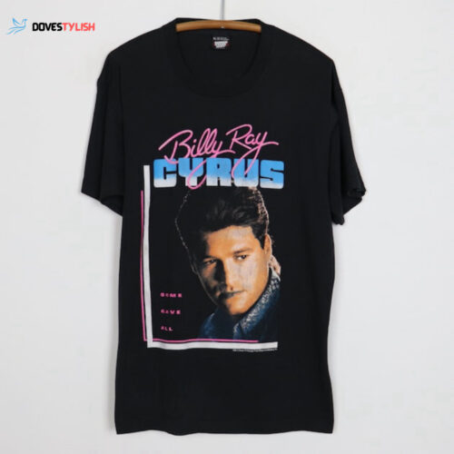 vintage 1992 Billy Ray Cyrus Achy Breaky Heart Tour Shirt