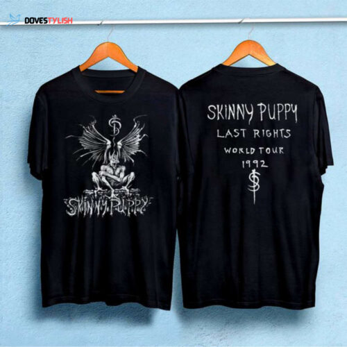 Vintage 1992 Skinny Puppy The Last Rights World Tour T-Shirt