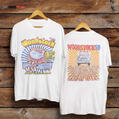 vintage 1999 Woodstock 30th Anniversary Concert Shirt